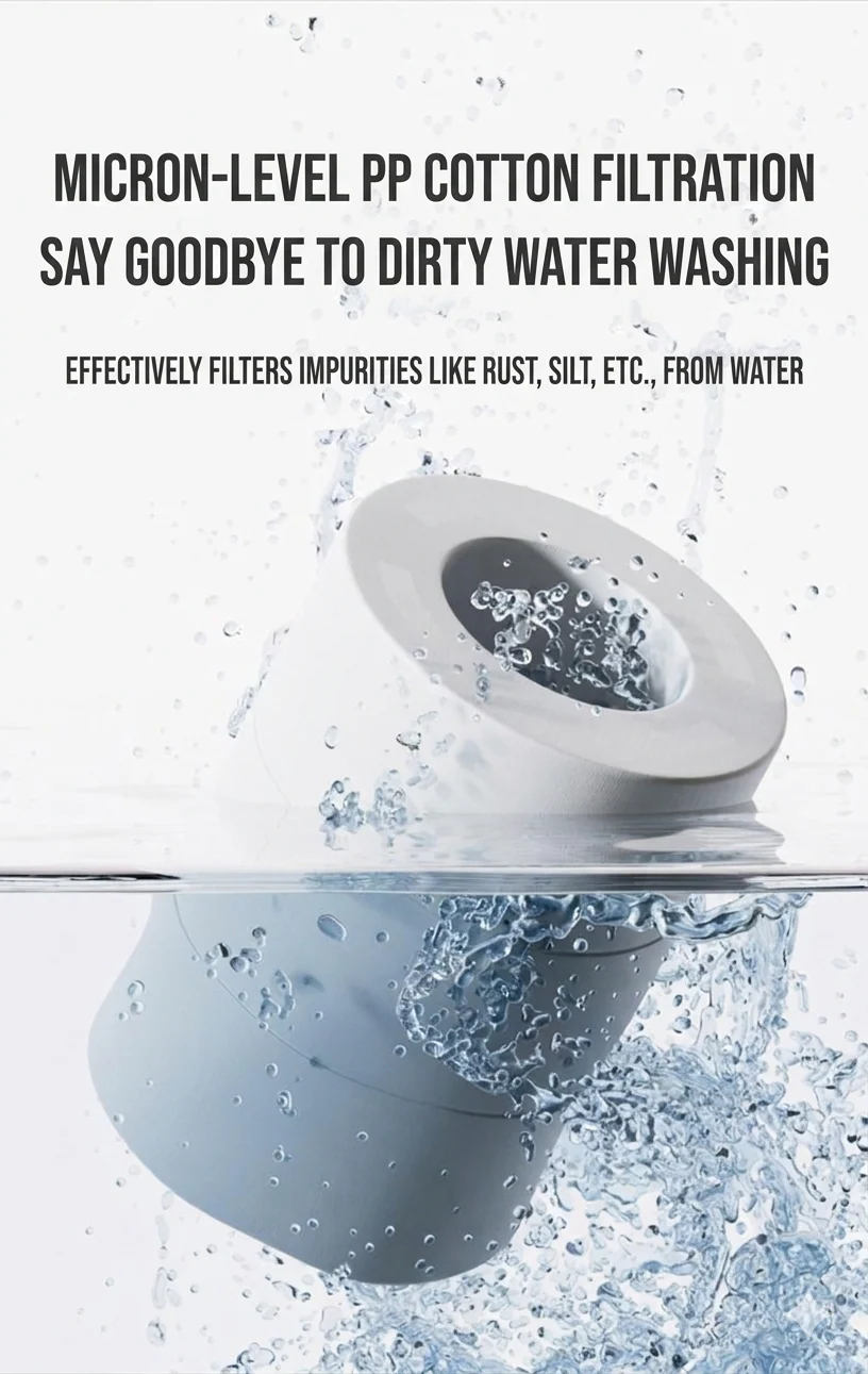 1080° Rotating Faucet Extender with Upward Facial Mist, 4 Water Modes & Built-In Filter - Image 4