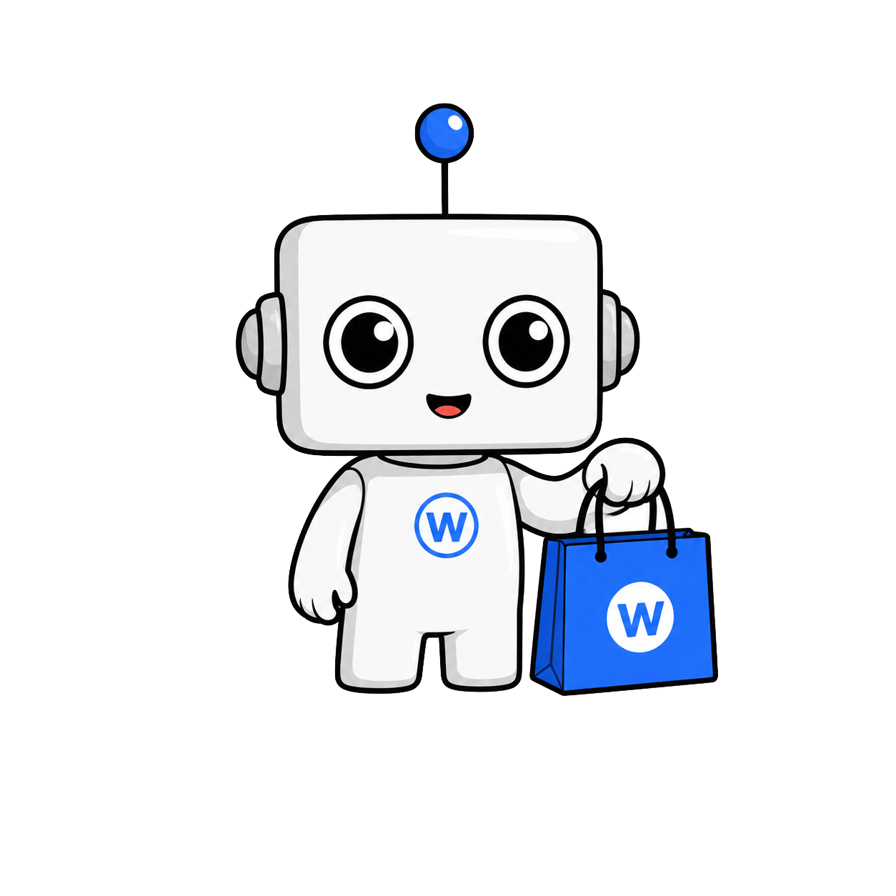 WhoopBot with shipping bag