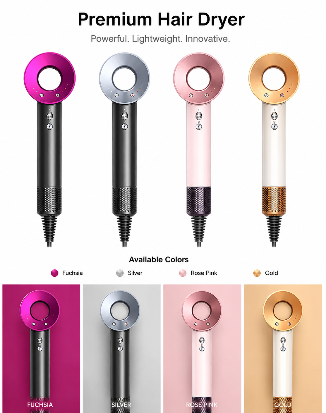 Supersonic Hair Dryer - Straight + Wavy - Image 5